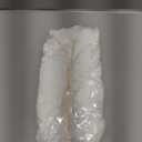 Seematn 10 Pcs Baby Muslin Bibs for Unisex Girls & Boys Drool Bibs Bandana Ruffle Soft Cotton for Newborn Infants Toddlers(White)