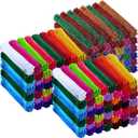 Leitee 2500 Pcs Christmas Colors Pipe Cleaners Craft Supplies Wiggle Eyes Kit Crafts and Arts 2000 Chenille Stems 500 Wiggle Eyes DIY Classroom Crafting for Kids Decoration (Glitter Multicolor) (Glitter Colorful)