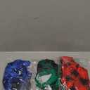 3 Pieces Christmas Dog Pajamas Red Buffalo Plaid Jumpsuit Puppy Pet Pajamas Buffalo Check Cute Apparel for Small Medium Dog Cat Chihuahua Puppy Christmas Costume(M (fit 5.5-7.7lbs))