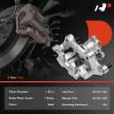 A-Premium Disc Brake Caliper Assembly with Bracket Compatible with Mazda Vehicles - 3/3 Sport 2019-2024, CX-30 CX30 2020-2024 - Rear Right Passenger Side