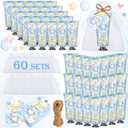 60 Sets Baby Shower Hand Cream, Boy Baby Shower Party Favors Gifts for Guests Bridal Shower, Wedding Hand Cream Gifts,Travel Size Hand Lotion Bulk for Wedding, Baby Shower Thank You Gifts (Elephant)