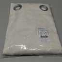 NICETOWN Natural Linen Curtains 84 inch Long 2 Panels Set, Grommet Top Thick Linen Burlap Semi Sheer Vertical Drapes Privacy Assured with Light Filtering for Bedroom/Living Room, W55 x L84