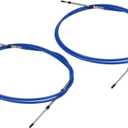 Nakkaa 33C Throttle Shift Control Cable Compatible with Outboard Engine Boat Motor Steering System Blue (2PC 10FT)