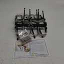 Magic Pants Hangers Space Saving - 2 Pack for Closet Multiple Layers Multifunctional Uses Rack Organizer for Trousers Scarves Slack (2 Pack with 10 Metal Clips)