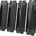 Flame Tamers Replacement for Nexgrill 720-0830H Grill, 4 Pack Grill Heat Plates Heat Shiels Burner Covers for Nexgrill 720-0830H Home Depot, Nexgrill 720-0864 720-0864M Grills, Porcelain Steel
