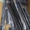 Hemudu Mobile TV Stand for 23-60 Inch LCD LED Flat/Curved Screen TVs, TV Cart Holds up to 77Lbs, Rolling TV Stand with Tilt and Height Adjustable, Pole TV Floor Stand with Wheels Max VESA 400x400mm