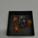 10PCS Crystal Bird Figurines Resin Animal Statues Decorative Gravel Birds Decor Animal Figurines for Home Decor Unique Bird for Teens