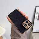 Generic Luxury Leather Nonslip Phone case (iPhone 14 pro (Black))