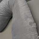 Momcozy Pregnancy Pillow for Sleeping - U Shaped Full Body Maternity Pillow
