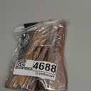 Geiserailie 4 Pcs Wooden Utensils for Eating Set Wooden Spoon Fork Knife Cutlery Set Kitchen Wood Utensils Dinner Flatware Tableware (Teak Wood)