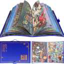 Puzzle Storage Folder for 1000-Pieces: Large Capacity Jigsaw Puzzles Organizer Portable with 20 Pockets, Dustproof & Protective Puzzle Accessory