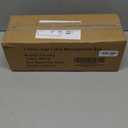 2 Pack Large Cable Management Box – Wooden Style Cord Organizer and Cover for TV Wires, Computer, Router, USB Hub and Under Desk Power Strip – Safe ABS Material and Baby-Pets Proof Lock (White)