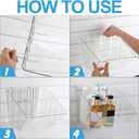 FoldTier 4 Pcs Slatwall Bins with Hooks, Plastic Wall Mounted Storage Bins Slatwall Accessories Organizer Containers for Organizing Hardware Tool Garage Wall DIY Craft Workbench(Clear)