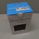 Microphone Isolation Shield, Foldable Mic Shield with Triple Sound Insulation, Reflection Filter with 3/8" and 5/8" Mic Threaded Mount