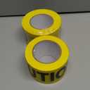 GroTheory Caution Tape 2 Pack, 3" x1000ft Safty Tape Yellow Caution Tape Roll, Halloween Decorations Construction Tape for Danger/Hazard Areas/Crime Scene Halloween Party Decorations