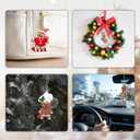 5 x Quacc 8 PCS Fun Christmas Gingerbread Man Ornaments for Xmas Tree Decoration, Soft Pliable Gingerbread People with String, Hanging Xmas Gingerbread Decorations for Holiday Party Gift