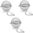 3PCS Premium Tea Infusers, Loose Leaf Tea, Upgraded Tea Strainers and Tea Balls for Flavoring Herbal Spices and Seasonings