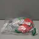 Upgraded Inflatable Dog Cone Collar with Transparent Anti-Licking Shield, Adjustable Elizabethan Collar for Medium Large Dogs, 2-in-1 Design with Detachable Shield and Soft Padding (M, Watermelon)