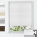 LazBlinds No Tools No Drill Cordless Cellular Shades, Blackout Light Blocking Honeycomb Shades for Home, Thermal Insulation Blinds for Windows, 29.5" W x 72" H, White