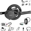 BAFANG 750W Mid Drive Kit,Mid Drive Ebike Conversion Kit Brushless Upgraded Motor with LCD Digital Display Chainring for Commuter Bike,Recumbent Trike,Mountain Bike,Cargo Bike (44T Sprocket)