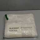 100% Blackout Shield Linen Blackout Curtains for Bedroom, Cream Grommet Curtains for Living Room, Thermal Insulated Room Darkening Drapes for Nursery, Fall Home Decor, 50" W x 96" L, 2 Panels