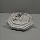 3 Tiered Tray Stand White Tier Serving Tray, Three Decorative Trays, Wooden Cupcake Stand 3 Tiered Farmhouse Tray for Home Decor(L 13.8 W 12.5 H 21.8)