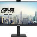 ASUS 27 1080P Video Conferencing Monitor (BE279QFK) - Full HD, IPS, 100Hz, Frameless, Built-in Webcam, Mic Array, Speaker, Height Adjustable, Ergonomic Design, Eye Care, Wall Mountable