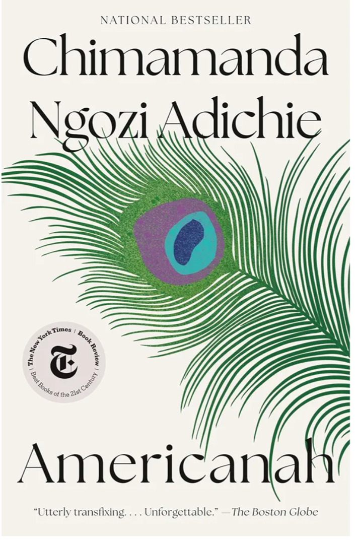 Americanah, by Chimamanda Ngozi Adichie, Book