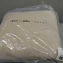 Loloi Chris Loves Julia Liza Collection PCJ0020 Ivory 22'' x 22'' Cover w/Poly Pillow