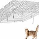 24 x 24 x 14 Inches Folding Live Humane Animal Trap, Easy, Safety