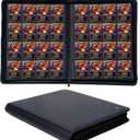 1000+ Pockets Trading Card Binder, 16-Pocket Card Ablum Compatible with MTG,Sports Cards & Other Standard Size Trading Cards (Black)
