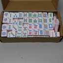 1.2American Mahjong Tile Set, 166 Mahjong Game Set with Pink Color (Tiles Only, No Racks and Other Accessories)