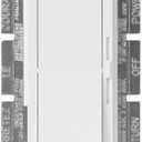 Lutron Diva 3-Speed Fan Control, Single-Pole/3-Way, DVFSQ-F-WH, White