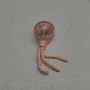 snawowo Mini Portable Baby stroller Fan, Auto Oscillating Battery Operated Personal Small Handheld Fan with Flexible Tripod, Rechargeable Clip On for Car Seat Crib Treadmill Travel Camping Pink