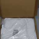 Beckham Hotel Collection Twin Sheet Set 100% Cotton, 500TC Luxury Sateen Bedding, 16 Deep Pocket, Moisture-Wicking, 3-Piece, White