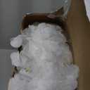 Sherr 48 Pcs LED Hawaiian Leis Light up Flower Leis Necklace with LED Lights Luau Flowers Necklaces for Masquerade Beach Wedding Tropical Themed Party Supplies(White)