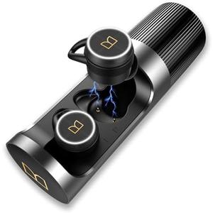 Monster Clarity 101 AirLinks Wireless Earbuds, Bluetooth 5.0 in-Ear Headphones with Charging Case, Stereo Earphones Deep Bass Sound, IPX5 Waterproof, Built-in Mic, Clear Call, Secure Fit for Sports