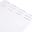 2 x Blue Summit Estate Planning Dividers, Pre-Printed and Reinforced Index Tab Dividers, 12 Dividers, 1 Set