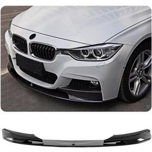 Front Bumper Lip for BMW 3-Series E90 E91 325i 335i LCI M Sport 2009 2010 2011 2012 MP Style Front Bumper Lip Splitter Spoiler (Gloss Black)