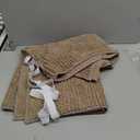 OLANLY Thick Small Bathroom Rugs 24x16, Extra Soft Absorbent Chenille Bath Rugs, Rubber Backing, Machine Wash Dry, Bath Mats for Bathroom Floor, Tub and Shower, Home Decor Accessories, Beige