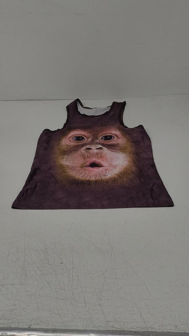 The Mountain Big Face Baby Orangutan Men's Tank, L