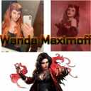 WandaVision Wanda Maximoff Witch Headpiece Halloween Mask Cosplay Costume Tiara (Adult)