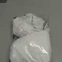 DAUAOTO Euro Shams 26"x26" Square Pillow Cushion Cover 2 Pieces Set Microfiber (White with Decorative Navy Piping)