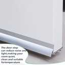 2 Pcs 1-3/4 x 36 U Shaped Aluminum Door Bottom Sweep with Drip Cap Screw-on Weatherstrip Draft Stopper for Exterior, Front, Bottom of Door (Silver)