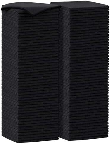 AIDEA Microfiber Cleaning Cloth-100PK, Soft Microfiber Towels for Cars, Absorbent Cleaning Rags, Lint-Free Streak-Free Wash Cloths for House, Kitchen, Window (12in. x 16in.)