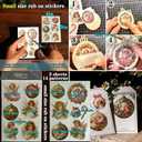 Rub On Transfers Stickers 2 Sheets for Crafts Cloth Glass Acrylic Wood Furniture Small Vintage Junk Journal Supplies Scrapbooking Items Christmas Thanksgiving (Angel)