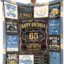 65th Birthday Gifts for Men - 1960 Birthday Gifts for 65 Year Old Man - 65 Year Old Birthday Gifts Men - 65th Birthday Gift Ideas Blanket 60" x 50"