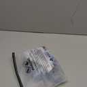 SHENHE Women's 2 Piece Halter Swimsuit Textured Tie Side Triangle Bikini Bathing Suit Blue and White Large