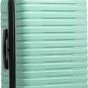 U.S. Traveler Boren Expandable Hardside Rugged Travel Luggage with 8 Spinner Wheels, Mint, Checked-Medium 26-Inch, Checked-medium 26-inch, No Usb Port