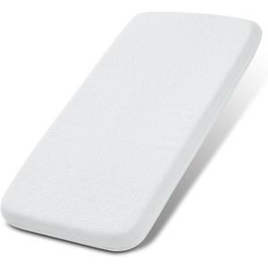 NeoBorn Baby Bassinet Mattress Pad, 33" x 20" Dual Sided Comfort Gel Memory Foam Mattress with Removable Breathable Soft Tencel Cover Fit for Baby Delight/Mika Micky/KoolerThings Bassinet (Retangle 33'' x 20'' x 2'')